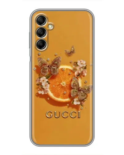 Чехол для Samsung Galaxy A14 5G с картинкой «Gucci — золотые бабочки» Чехол для Samsung Galaxy A14 5G с картинкой «Gucci — золотые бабочки»