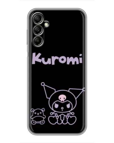 Чехол для Samsung Galaxy A14 5G с картинкой «Kuromi — черный минимализм»