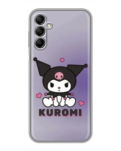 Чехол для Samsung Galaxy A14 5G с картинкой «Kuromi — фиолетовый арт»