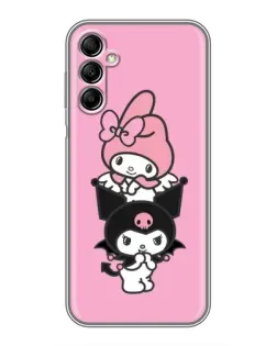 Чехол для Samsung Galaxy A14 5G с картинкой «My Melody и Kuromi»