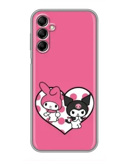 Чехол для Samsung Galaxy A14 5G с картинкой «Kuromi и My Melody»