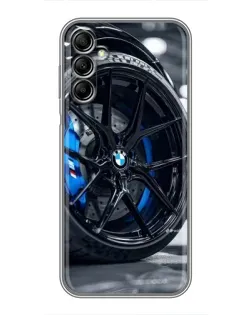 Чехол для Samsung Galaxy A14 5G с картинкой «Колесо BMW вблизи» Чехол для Samsung Galaxy A14 5G с картинкой «Колесо BMW вблизи»