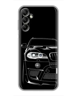 Чехол для Samsung Galaxy A14 5G с картинкой «Темный силуэт BMW» Чехол для Samsung Galaxy A14 5G с картинкой «Темный силуэт BMW»