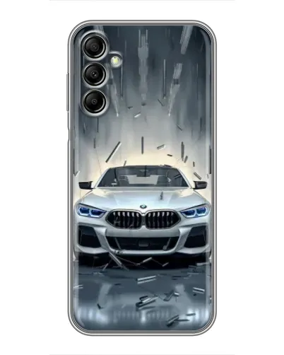Чехол для Samsung Galaxy A14 5G с картинкой «BMW в свете фар»