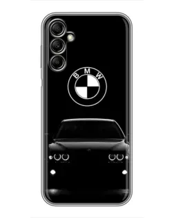 Чехол для Samsung Galaxy A14 5G с картинкой «BMW — взгляд из темноты» Чехол для Samsung Galaxy A14 5G с картинкой «BMW — взгляд из темноты»