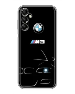 Чехол для Samsung Galaxy A14 5G с картинкой «Минималистичный принт BMW M3» Чехол для Samsung Galaxy A14 5G с картинкой «Минималистичный принт BMW M3»