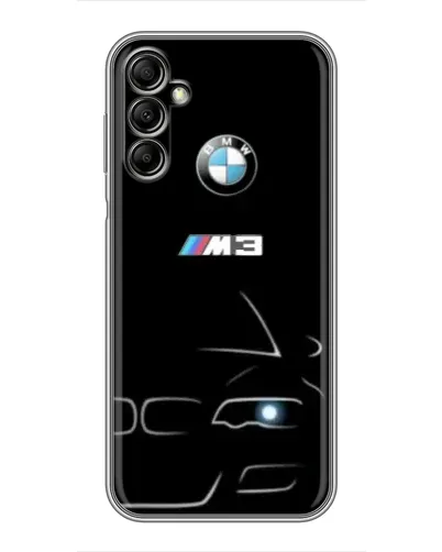 Чехол для Samsung Galaxy A14 5G с картинкой «Минималистичный принт BMW M3»
