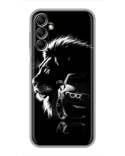 Чехол для Samsung Galaxy A14 5G с картинкой «BMW и лев»