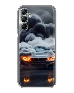Чехол для Samsung Galaxy A14 5G с картинкой «BMW в дыму» Чехол для Samsung Galaxy A14 5G с картинкой «BMW в дыму»