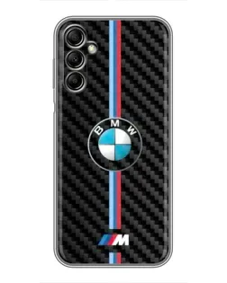 Чехол для Samsung Galaxy A14 5G с картинкой «Эмблема BMW и карбон» Чехол для Samsung Galaxy A14 5G с картинкой «Эмблема BMW и карбон»