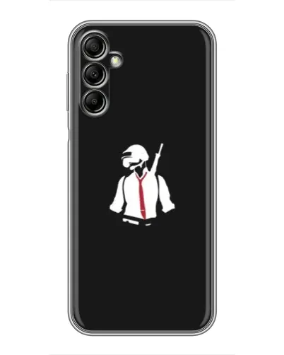 Чехол для Samsung Galaxy A14 5G с картинкой «PUBG — силуэт воина» Чехол для Samsung Galaxy A14 5G с картинкой «PUBG — силуэт воина»