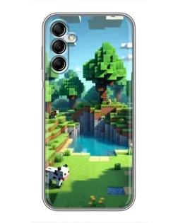 Чехол для Samsung Galaxy A14 5G с картинкой «Minecraft летний день» Чехол для Samsung Galaxy A14 5G с картинкой «Minecraft летний день»