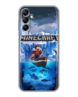 Чехол для Samsung Galaxy A14 5G с картинкой «Minecraft ледяной мир» Чехол для Samsung Galaxy A14 5G с картинкой «Minecraft ледяной мир»