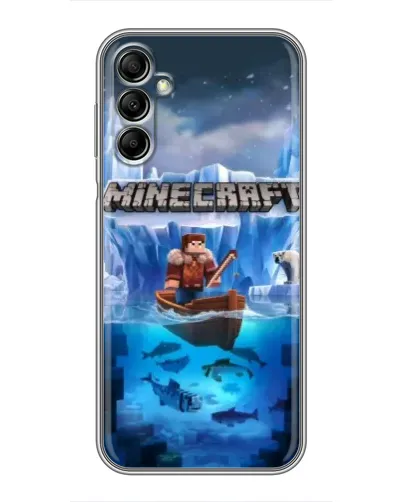 Чехол для Samsung Galaxy A14 5G с картинкой «Minecraft ледяной мир» Чехол для Samsung Galaxy A14 5G с картинкой «Minecraft ледяной мир»