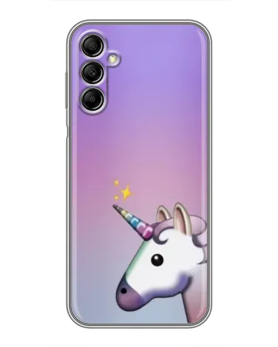 Чехол для Samsung Galaxy A14 5G с картинкой «Единорог градиент»