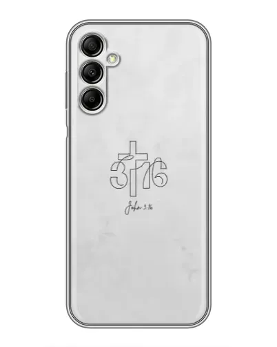Чехол для Samsung Galaxy A14 5G с картинкой «Иоанна 3:16 Крест» Чехол для Samsung Galaxy A14 5G с картинкой «Иоанна 3:16 Крест»