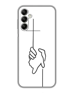 Чехол для Samsung Galaxy A14 5G с картинкой «Рука держит» Чехол для Samsung Galaxy A14 5G с картинкой «Рука держит»