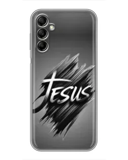 Чехол для Samsung Galaxy A14 5G с картинкой «Надпись Jesus Graffiti»