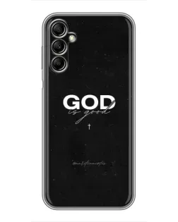 Чехол для Samsung Galaxy A14 5G с картинкой «GOD — Бог над всем»