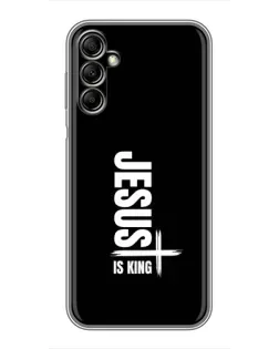 Чехол для Samsung Galaxy A14 5G с картинкой «Вертикаль веры Jesus»