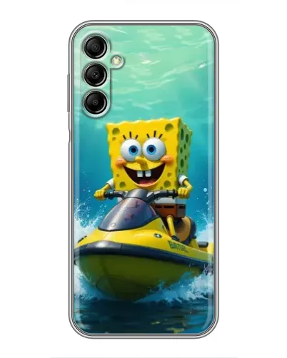 Чехол для Samsung Galaxy A14 5G с картинкой «Спанч Боб на гидроцикле» Чехол для Samsung Galaxy A14 5G с картинкой «Спанч Боб на гидроцикле»