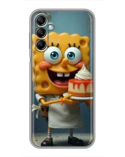 Чехол для Samsung Galaxy A14 5G с картинкой «Повар Спанч Боб»