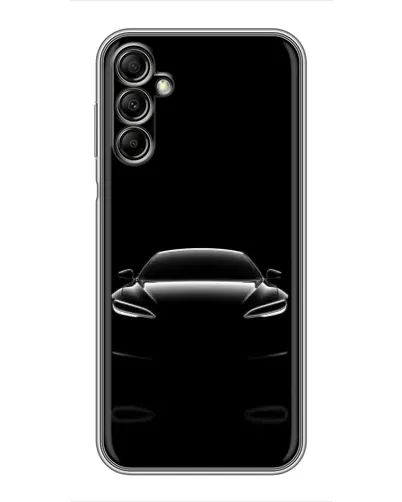 Чехол для Samsung Galaxy A14 5G с картинкой «Силуэт Tesla Night»