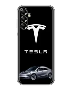 Чехол для Samsung Galaxy A14 5G с картинкой «Tesla Model Y» Чехол для Samsung Galaxy A14 5G с картинкой «Tesla Model Y»