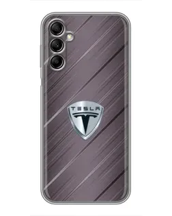 Чехол для Samsung Galaxy A14 5G с картинкой «Металлическая текстура Tesla» Чехол для Samsung Galaxy A14 5G с картинкой «Металлическая текстура Tesla»