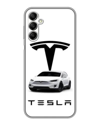 Чехол для Samsung Galaxy A14 5G с картинкой «Tesla White Style»