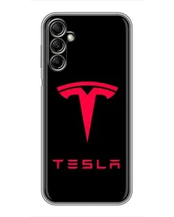 Чехол для Samsung Galaxy A14 5G с картинкой «Tesla Red Logo» Чехол для Samsung Galaxy A14 5G с картинкой «Tesla Red Logo»