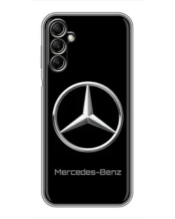Чехол для Samsung Galaxy A14 5G с картинкой «Mercedes Silver Logo»