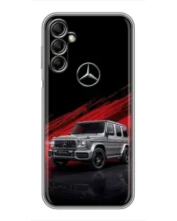 Чехол для Samsung Galaxy A14 5G с картинкой «Mercedes G-Class красный»