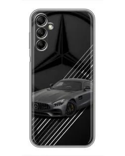 Чехол для Samsung Galaxy A14 5G с картинкой «Mercedes AMG — графика»