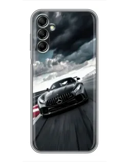 Чехол для Samsung Galaxy A14 5G с картинкой «Гоночный Mercedes AMG»