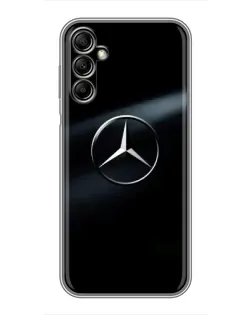 Чехол для Samsung Galaxy A14 5G с картинкой «Mercedes на металле» Чехол для Samsung Galaxy A14 5G с картинкой «Mercedes на металле»