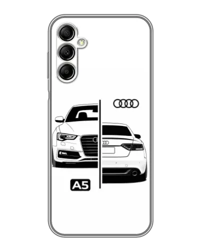 Чехол для Samsung Galaxy A14 5G с картинкой «Audi — контрастный дизайн» Чехол для Samsung Galaxy A14 5G с картинкой «Audi — контрастный дизайн»
