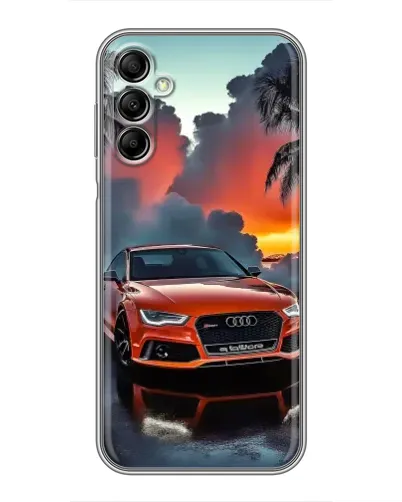 Чехол для Samsung Galaxy A14 5G с картинкой «Audi — закат» Чехол для Samsung Galaxy A14 5G с картинкой «Audi — закат»