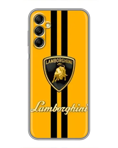 Чехол для Samsung Galaxy A14 5G с картинкой «Lamborghini Stripe желтый»