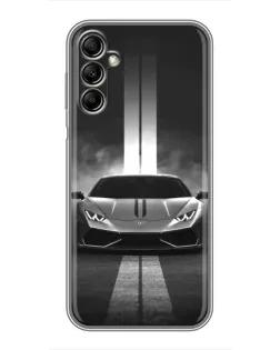 Чехол для Samsung Galaxy A14 5G с картинкой «Lamborghini симметрия дорог» Чехол для Samsung Galaxy A14 5G с картинкой «Lamborghini симметрия дорог»