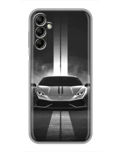 Чехол для Samsung Galaxy A14 5G с картинкой «Lamborghini симметрия дорог»