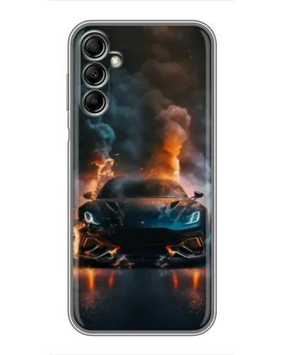 Чехол для Samsung Galaxy A14 5G с картинкой «Lamborghini дымная эстетика»