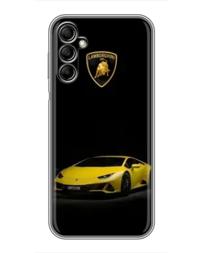 Чехол для Samsung Galaxy A14 5G с картинкой «Lamborghini желтый акцент»