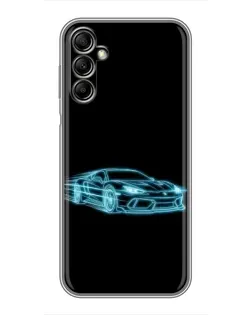 Чехол для Samsung Galaxy A14 5G с картинкой «Неоновый контур Lamborghini» Чехол для Samsung Galaxy A14 5G с картинкой «Неоновый контур Lamborghini»