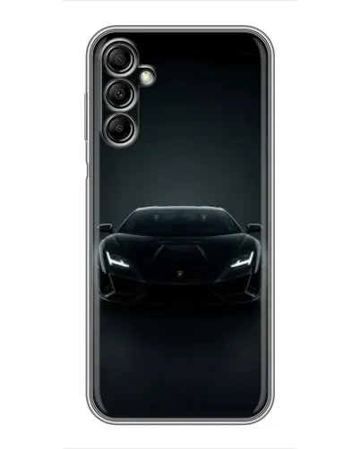 Чехол для Samsung Galaxy A14 5G с картинкой «Черный Lamborghini Aventador»