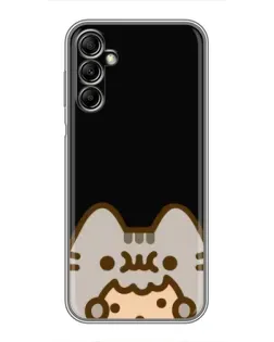 Чехол для Samsung Galaxy A14 5G с картинкой «Пушин на черном»