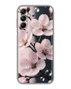 Чехол для Samsung Galaxy A14 5G с картинкой «Нежная сакура и капли» Чехол для Samsung Galaxy A14 5G с картинкой «Нежная сакура и капли»