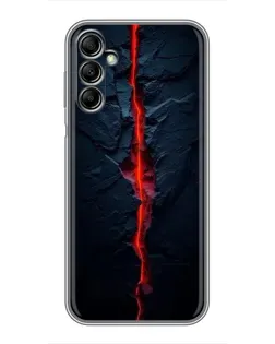 Чехол для Samsung Galaxy A14 5G с картинкой «Kрасная лавовая трещина»