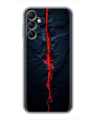 Чехол для Samsung Galaxy A14 5G с картинкой «Kрасная лавовая трещина»