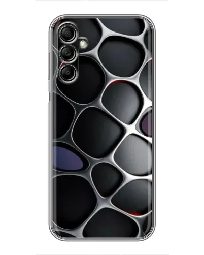Чехол для Samsung Galaxy A14 5G с картинкой «Объемная темная решетка»